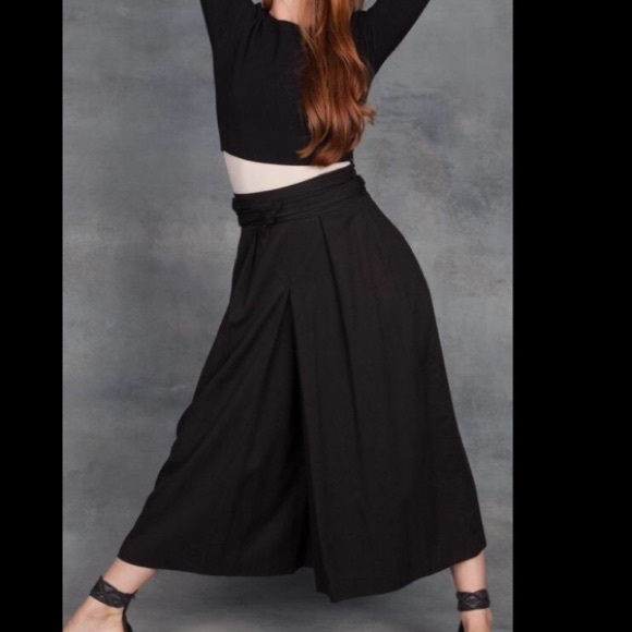 Apiece Apart Pants - Apiece Apart Baja Tie Waist Culotte Pant